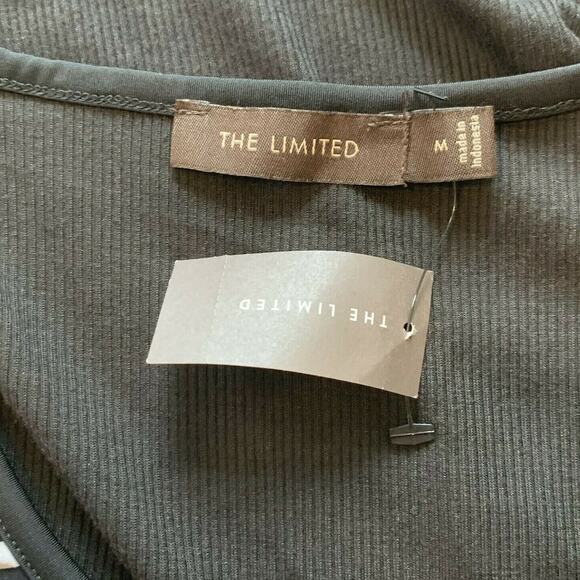 The Limited white black front stripe tank top Size Medium - Picture 5 of 11